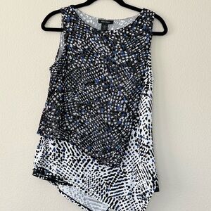 White House Black Market tiered top